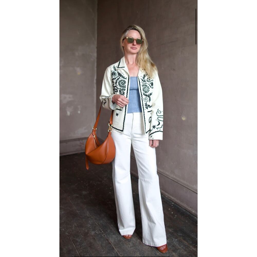 Ulla Johnson Twyla Crescent bag Cigar color - Picture 2 of 13
